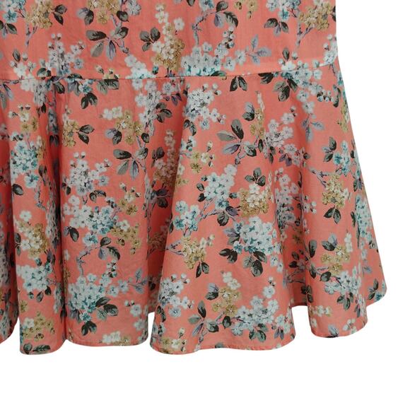 J Crew Liberty Fabric Ruffle Hem Midi Dress Size 4 Josephine Floral Print - Picture 5 of 15